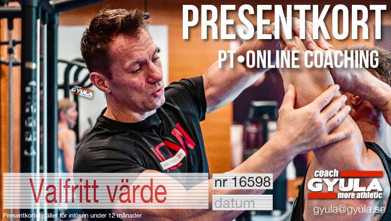 Pt online presentkort